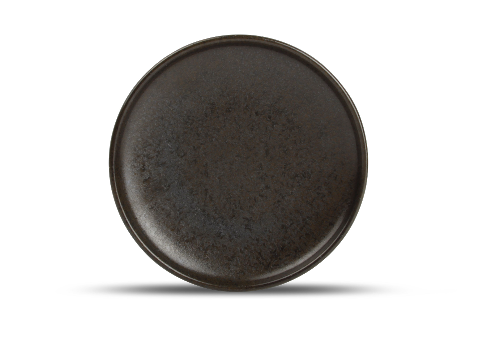 F2D Ceres Flacher Teller 15 cm - Schwarz